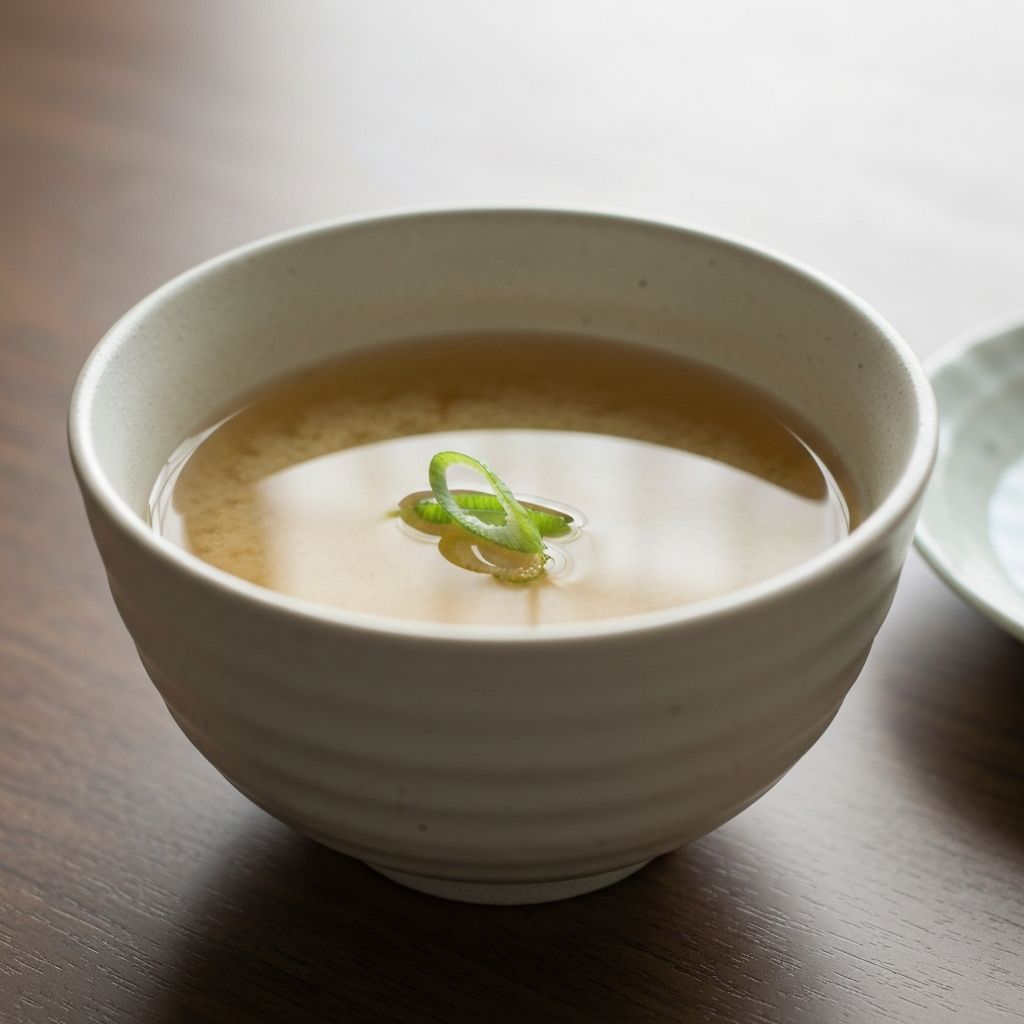 Small bowl of miso soup